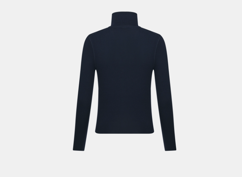 Dior o1w1db11225 414S82 Turtleneck Sweater in Blue Size M / US 6-8 / IT 42-44 - 2 Thumbnail