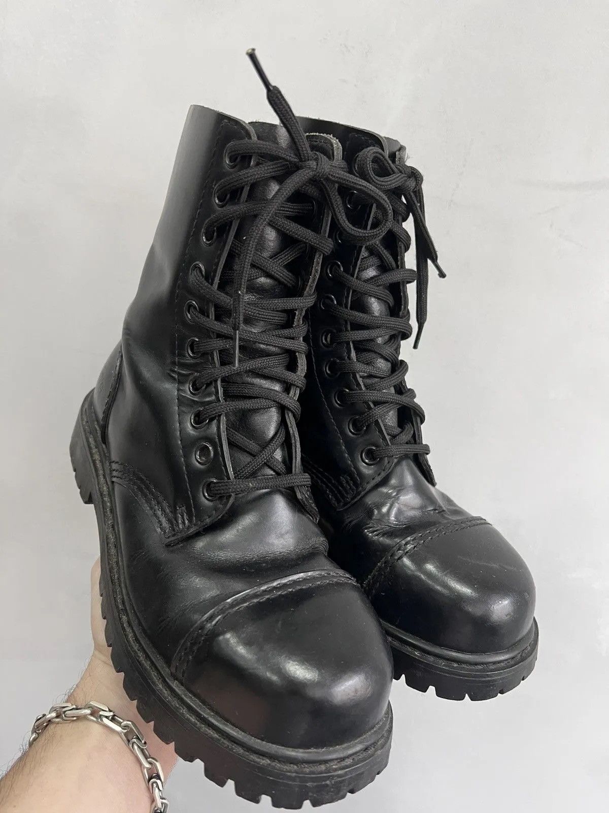 Undercover Moto platform boots 90s undercover England punk rare Size US 6 / IT 36 - 2 Thumbnail