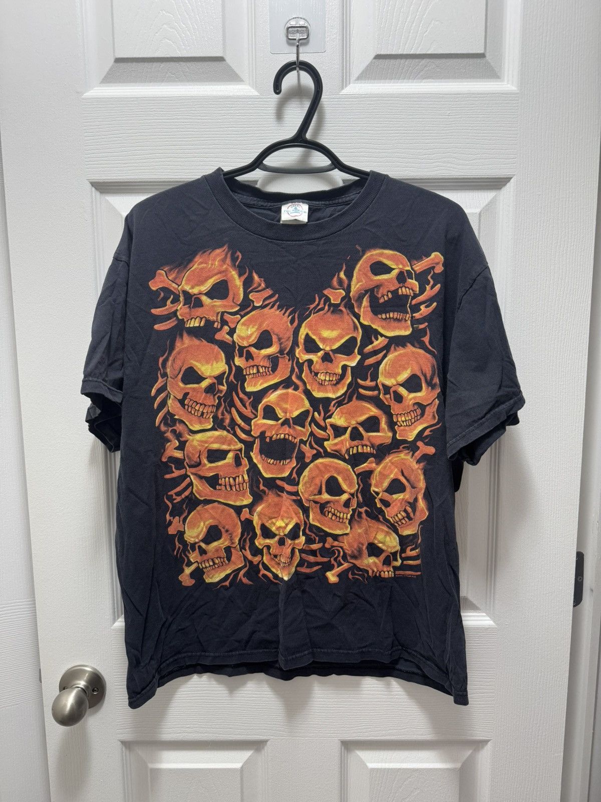 Delta × Vintage Pro Delta Weight Skull Pile Vintage Y2K Supreme Inspired Size US L / EU 52-54 / 3 - 1 Thumbnail