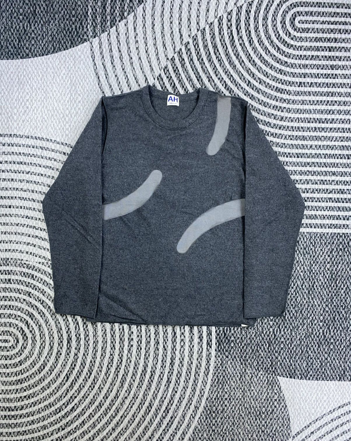 ABAHOUSE Vintage Abahouse Ripped Design Longsleeve Sweatshirt Size US M / EU 48-50 / 2 - 1 Thumbnail
