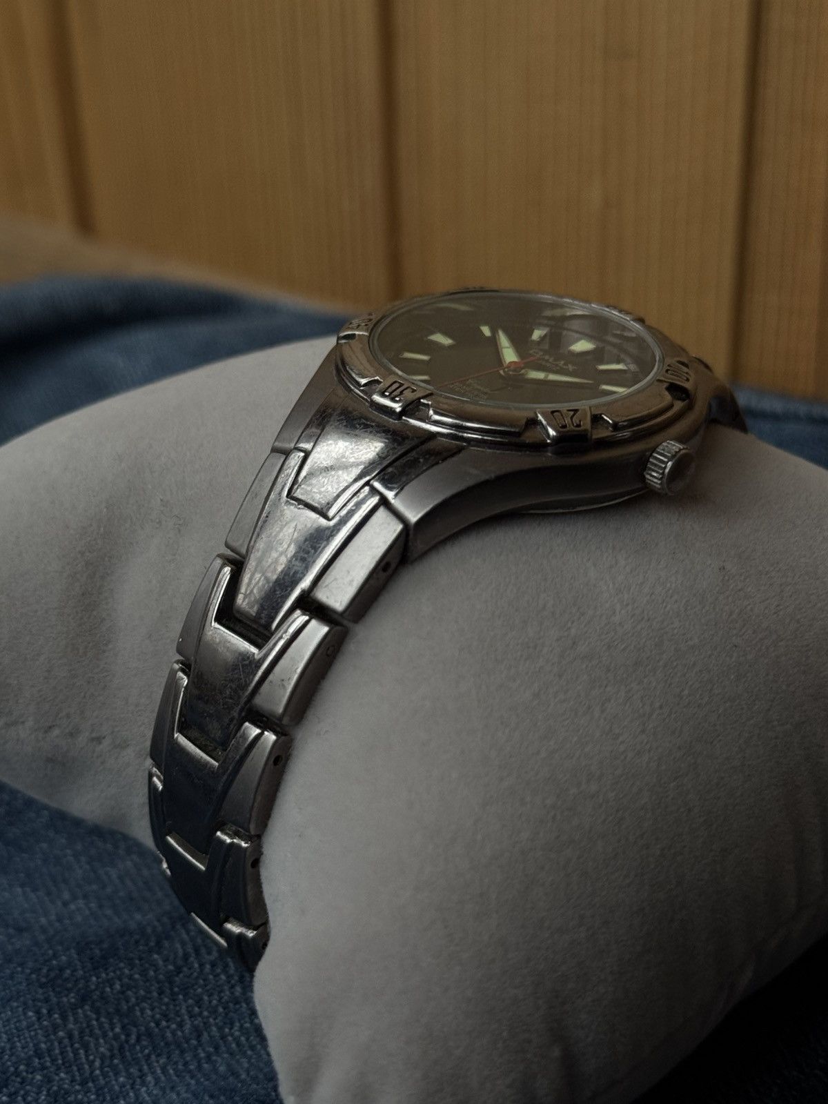 Japanese Brand × Vintage 🦾Omax rare vintage watch unisex Japan Oakley style Quartz Size ONE SIZE - 6 Thumbnail