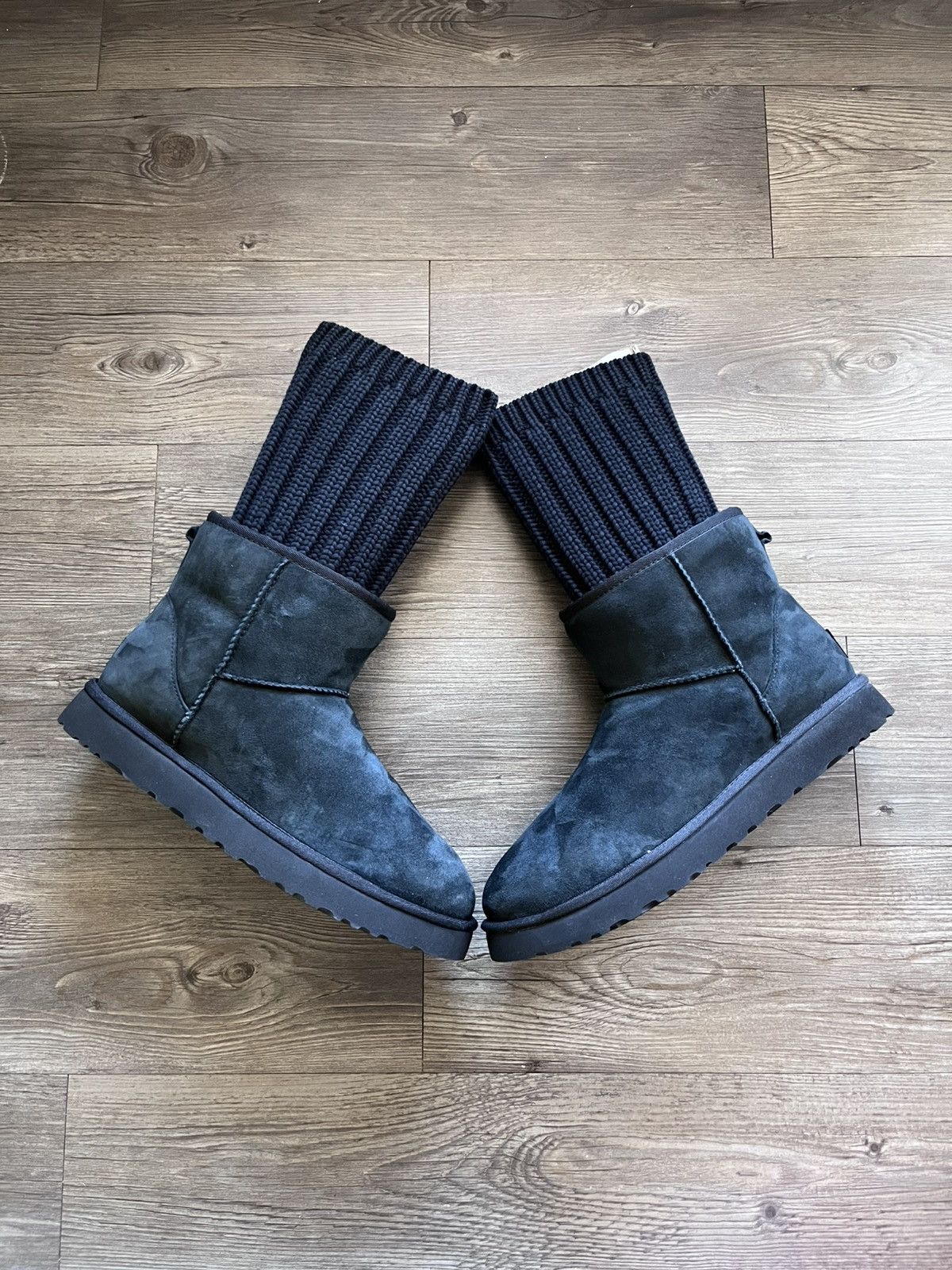 Sacai × Ugg Ugg x Sacai knit black Classic mini ll Size US 11 / EU 44 - 1 Thumbnail