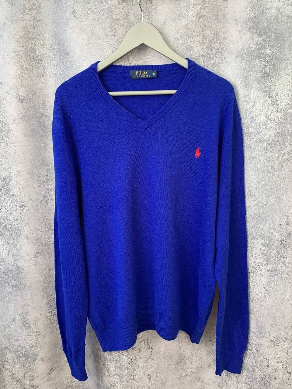 Polo Ralph Lauren × Ralph Lauren Polo Ralph Lauren V-Neck Wool Sweater Jumper Pullover Size US XL / EU 56 / 4 - 2 Thumbnail