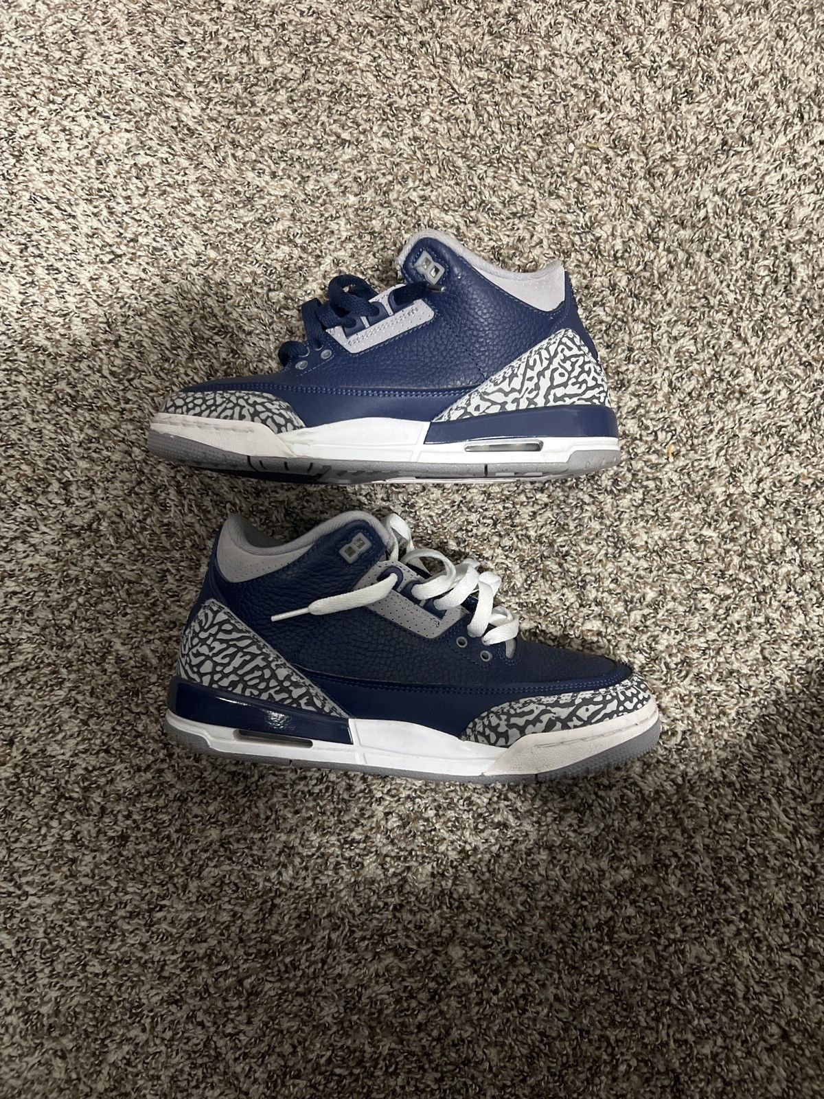 Jordan Brand Jordan Retro 3 “Georgetown” Size US 7 / EU 40 - 1 Thumbnail