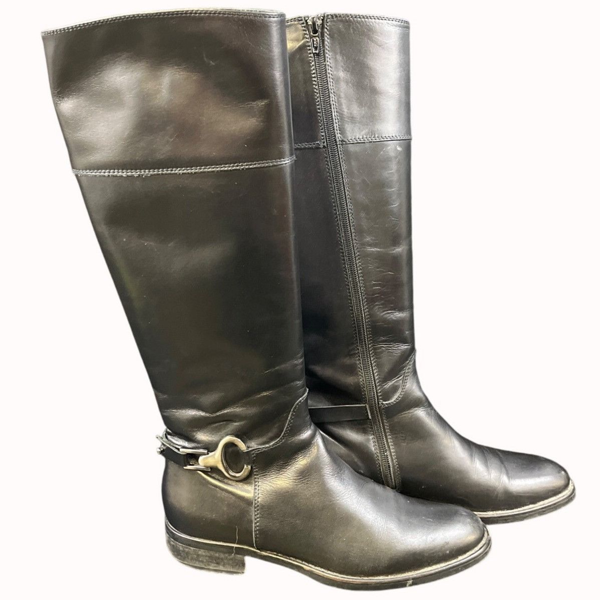 Other Lavorazione Artigiana Women's Black Riding Boots/Knee High S Size US 6 / IT 36 - 1 Thumbnail