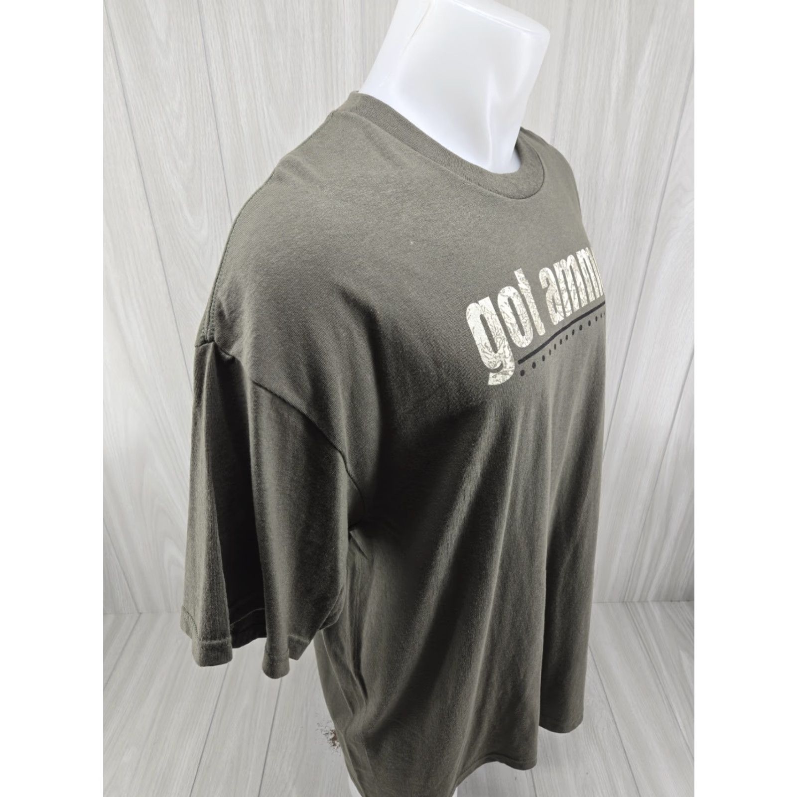 Vintage Academy Sports Outdoors Got Ammo I Do Men’s 2XL Army Green T Shirt Size US XXL / EU 58 / 5 - 7 Thumbnail