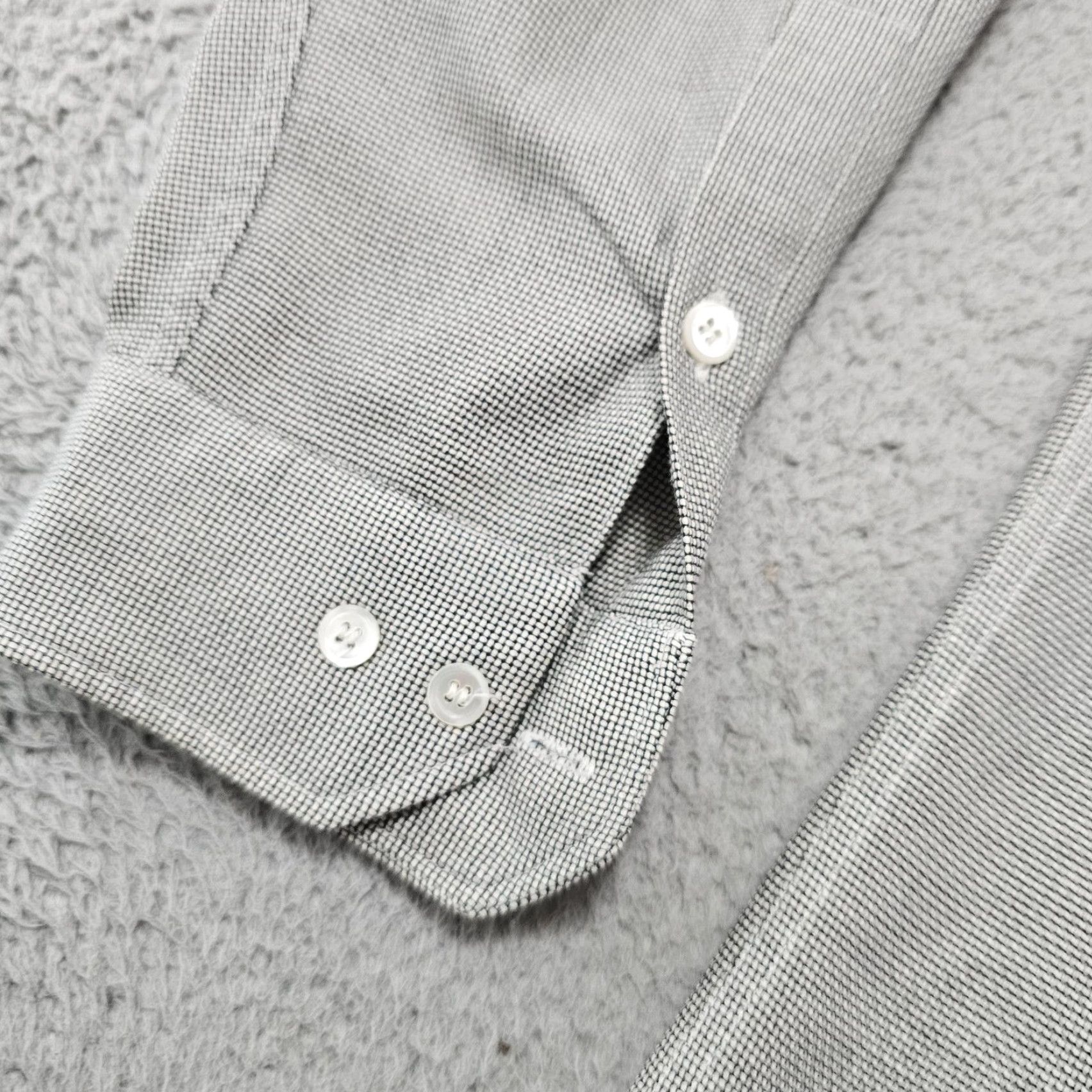 Vintage Stenströms Shirt Mens 39 Gray Micro Check Long Sleeve Button Front Cotton Dress Shirt XL Gray Check Mens 39 100% Cotton Shirts Mens XL Gray Check Size US XL / EU 56 / 4 - 5 Thumbnail