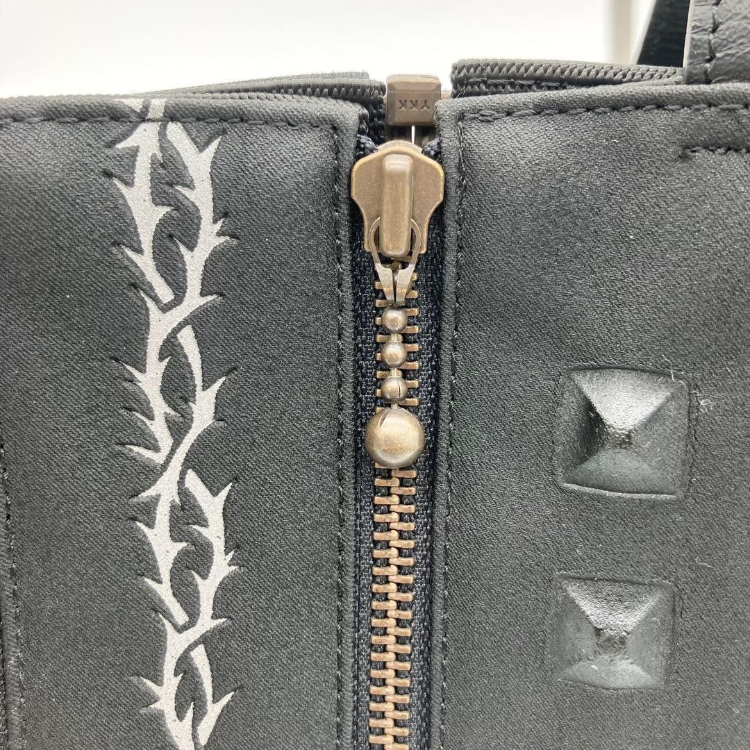 Jean Paul Gaultier JEAN PAUL GAULTIER Ruban Zip Tote Bag with Dragon Pattern Size ONE SIZE - 11 Thumbnail