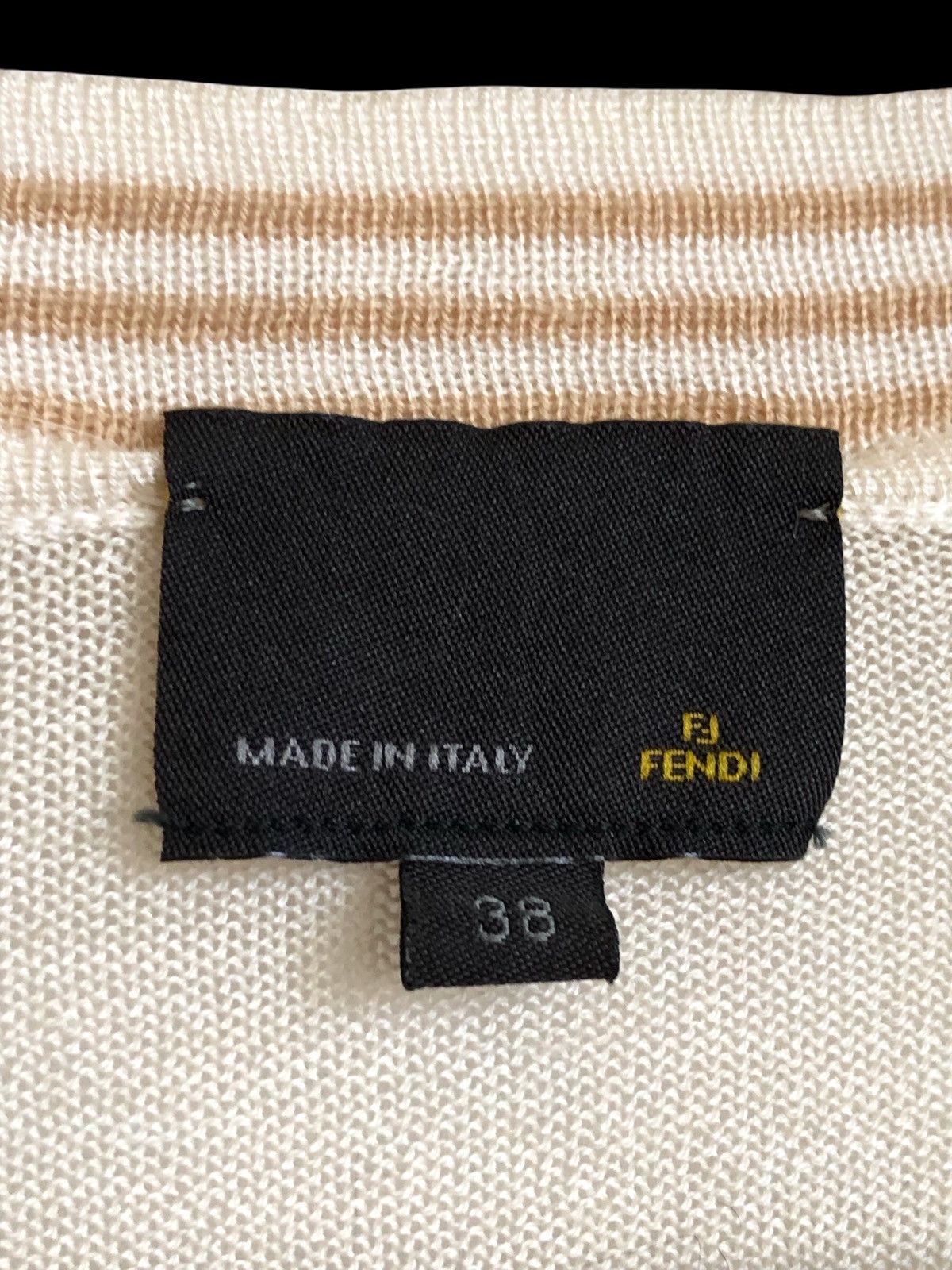 Fendi SOFT COTTON KNIT CARDIGAN Size XS / US 0-2 / IT 36-38 - 6 Thumbnail