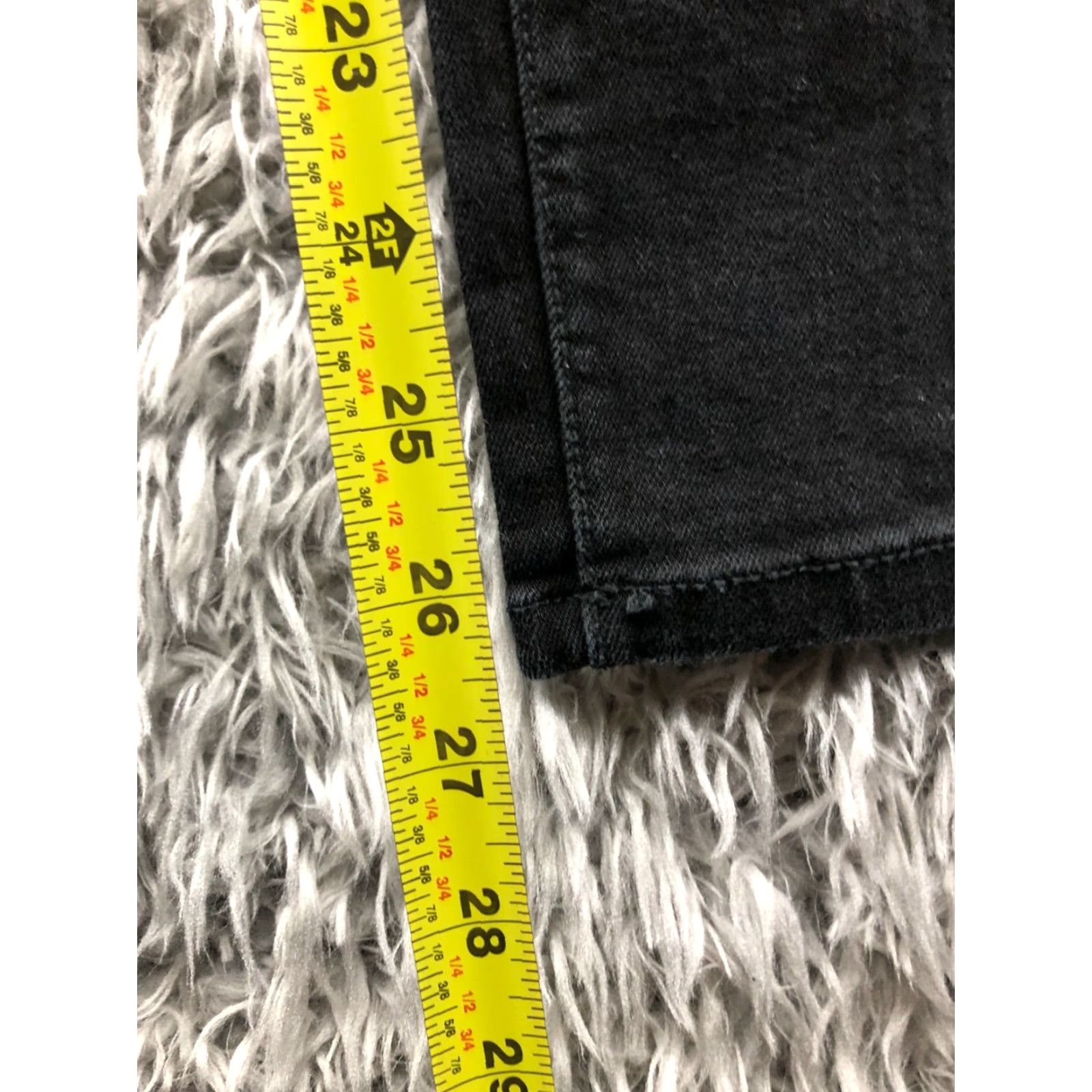Mossimo Mossimo Jeans - Size 4 Womens Skinny Dark Wash Black Denim Mid Rise 28in Inseam 5-Pocket Design Cotton Zip Button Closures Mens? Size 27" / US 4 / IT 40 - 3 Thumbnail