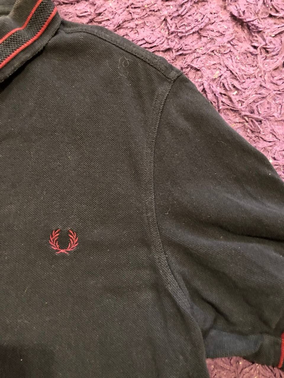 Fred Perry Vintage Streetwear T-Shirt Fred Perry polos black logo Size US L / EU 52-54 / 3 - 9 Thumbnail