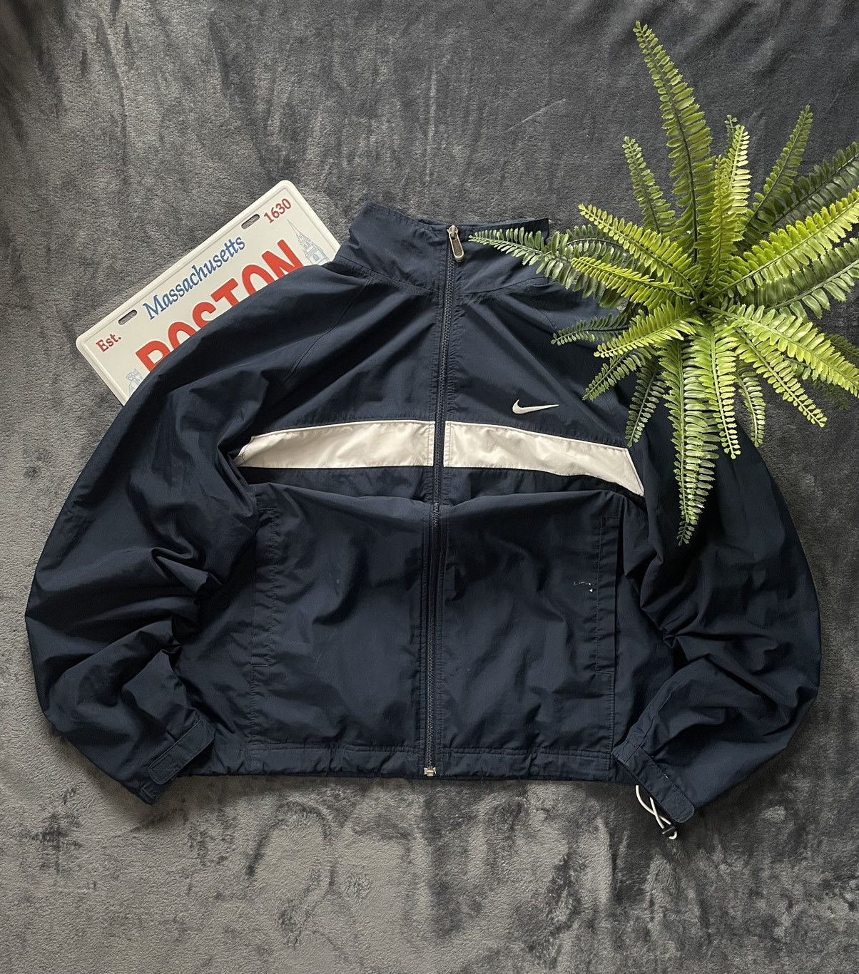 Nike 🤖 NIKE RETRO SWOOSH LOGO Y2K TRACK 90’S JACKET Size US L / EU 52-54 / 3 - 1 Thumbnail