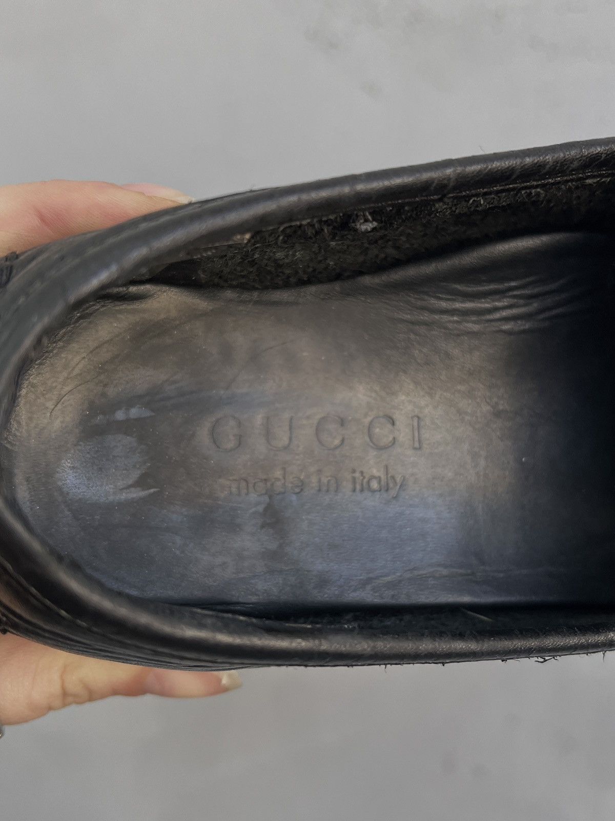 Gucci Gucci black leather loafers luxury classic designer style Size US 8.5 / EU 41-42 - 13 Thumbnail