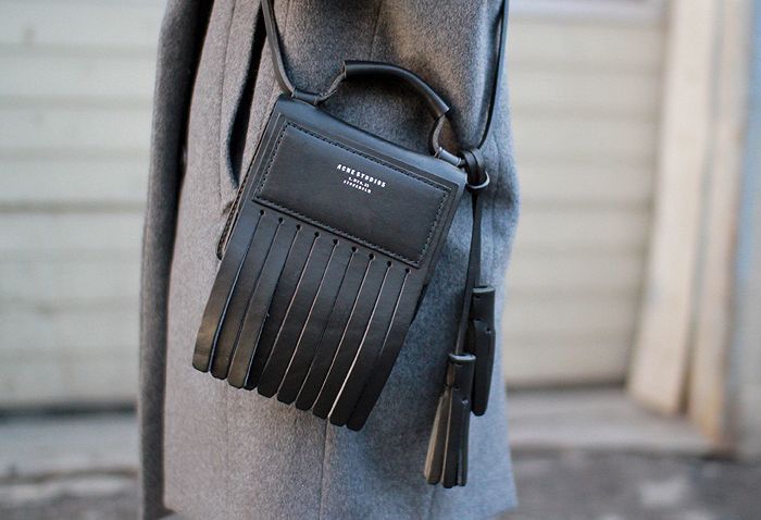 Acne Studios ACNE STUDIOS FRINGE COWBOY STYLE CROSSBODY BAG Size ONE SIZE - 15 Thumbnail
