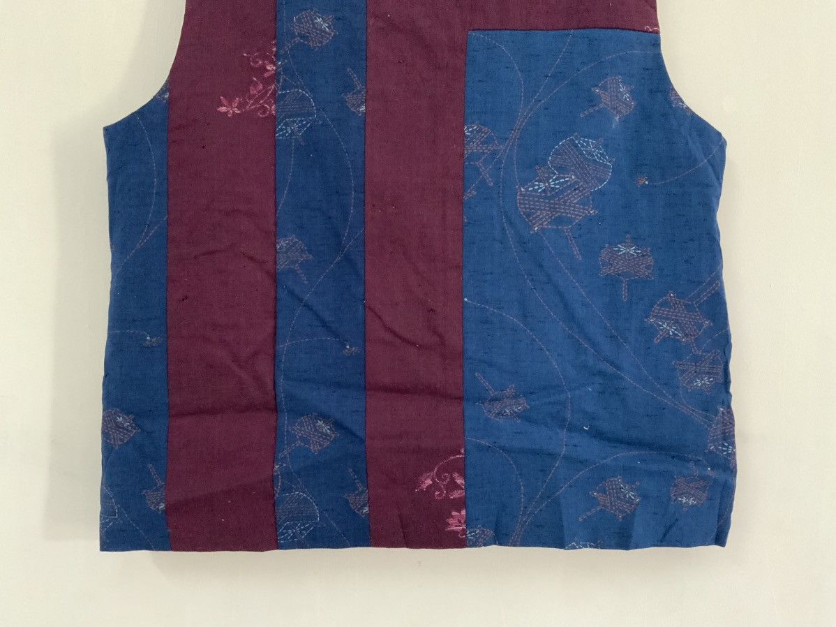 Handmade Handmade Indigo Patchwork Avant Garde Kapital Vest Size US M / EU 48-50 / 2 - 6 Thumbnail