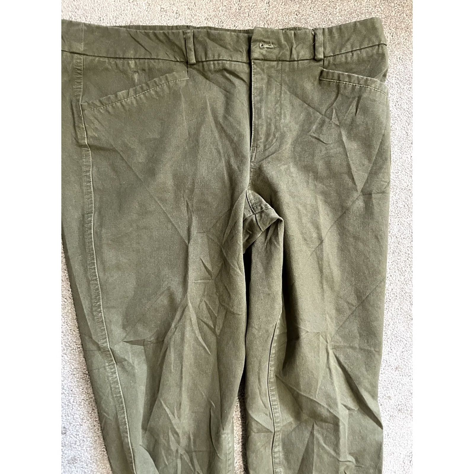 Banana Republic Banana Republic Pants Dress Pants Women's Straight Stretch Size 10 Green Size 32" / US 10 / IT 46 - 3 Thumbnail