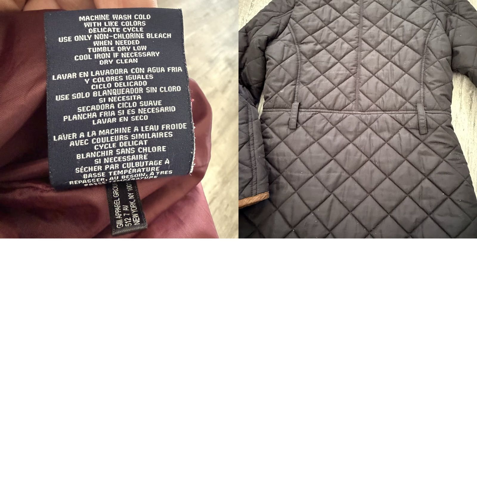 Tommy Hilfiger Tommy Hilfiger Diamond Quilted Jacket Womens Small Black Parka Coat Regular Fit Military Utility Size S / US 4 / IT 40 - 9 Thumbnail