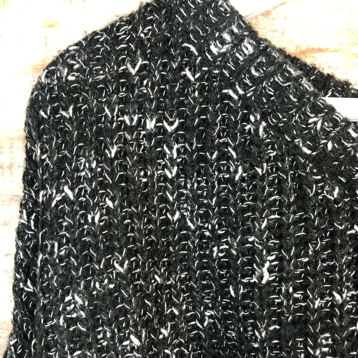Homespun Knitwear × Japanese Brand Ozoc Black Knitwear #A1367 Size M / US 6-8 / IT 42-44 - 10 Thumbnail