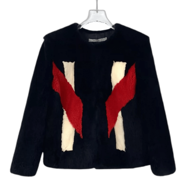 Givenchy Givenchy Black Long Sleeve Faux Fur Coat Size US S / EU 44-46 / 1 - 1 Thumbnail