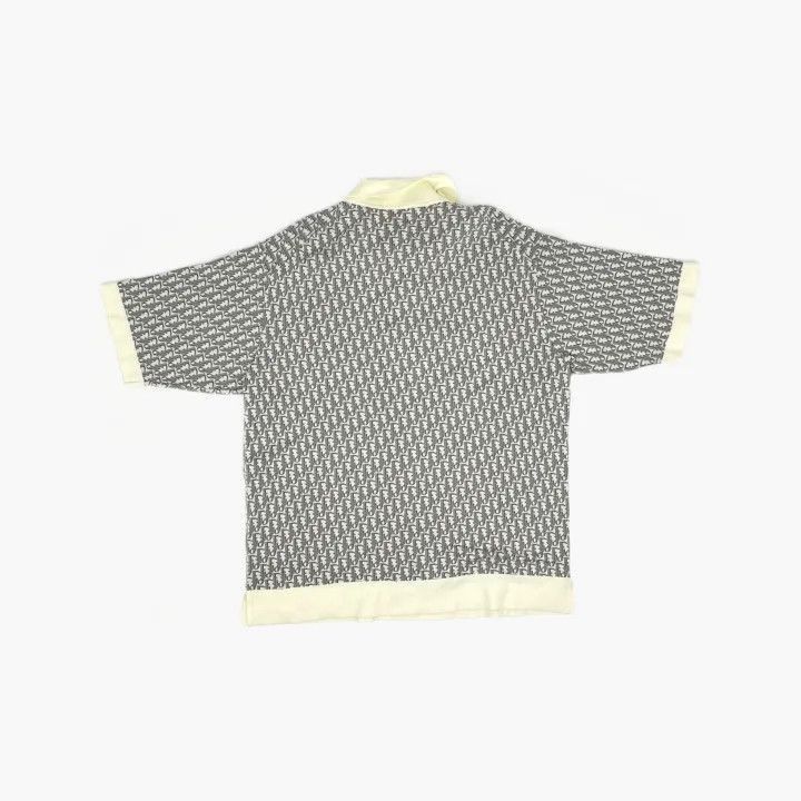 Dior Dior Dior Patterned Button-Up Short Sleeve Polo 0079-2507 Size US XL / EU 56 / 4 - 3 Thumbnail