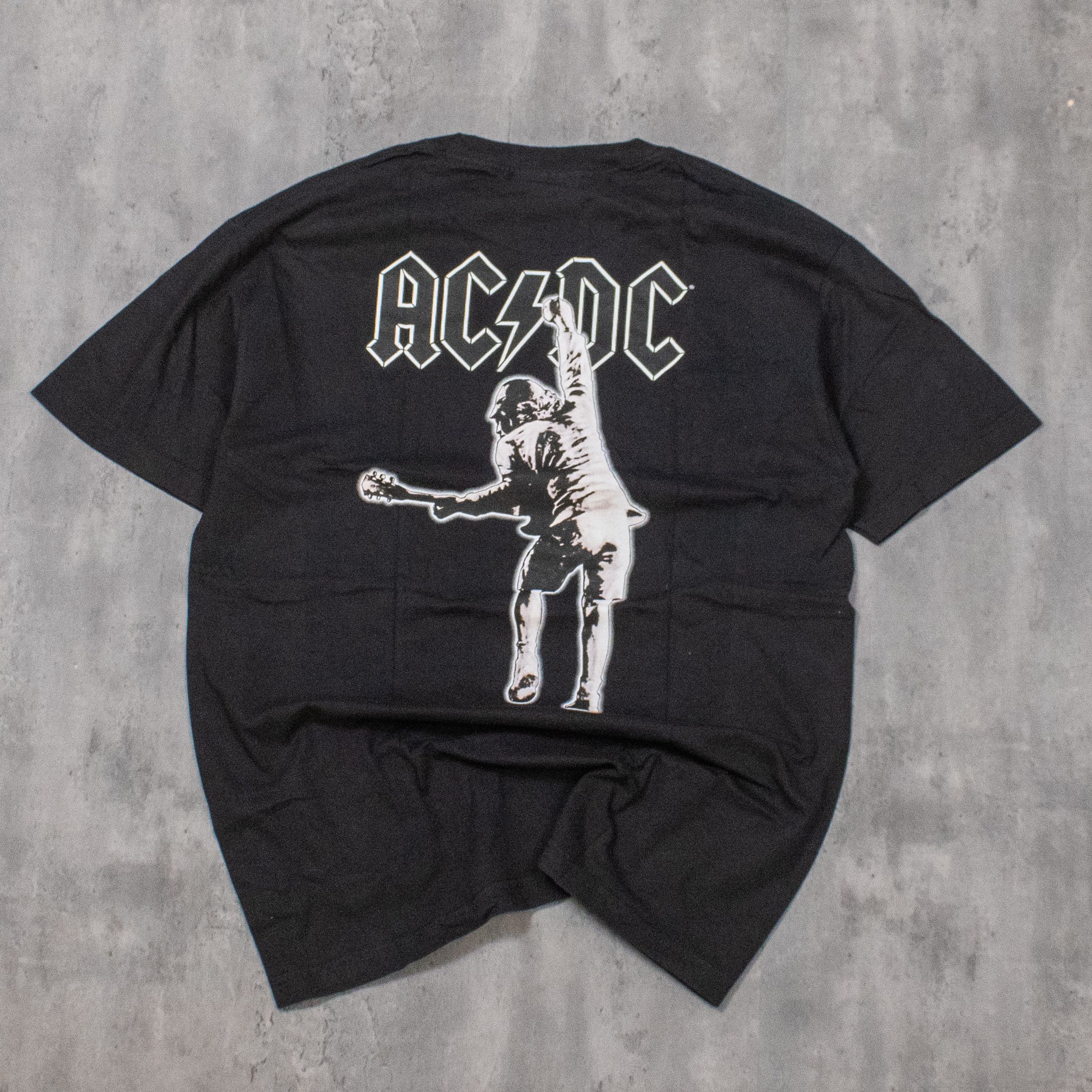 Band Tees Y2K AC/DC Stiffer Upper Lip Bon Scott Crazy Black T-Shirt Size US L / EU 52-54 / 3 - 7 Thumbnail