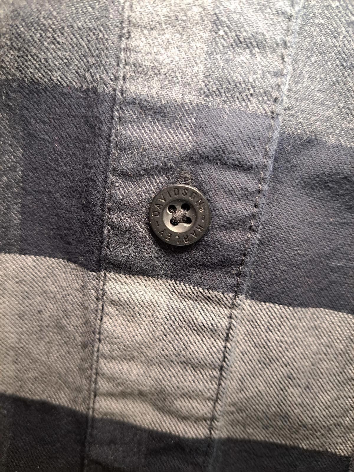 Harley Davidson Harley Davidson Flannel Shirt Mens Medium Gray Check Cotton Size US M / EU 48-50 / 2 - 6 Thumbnail
