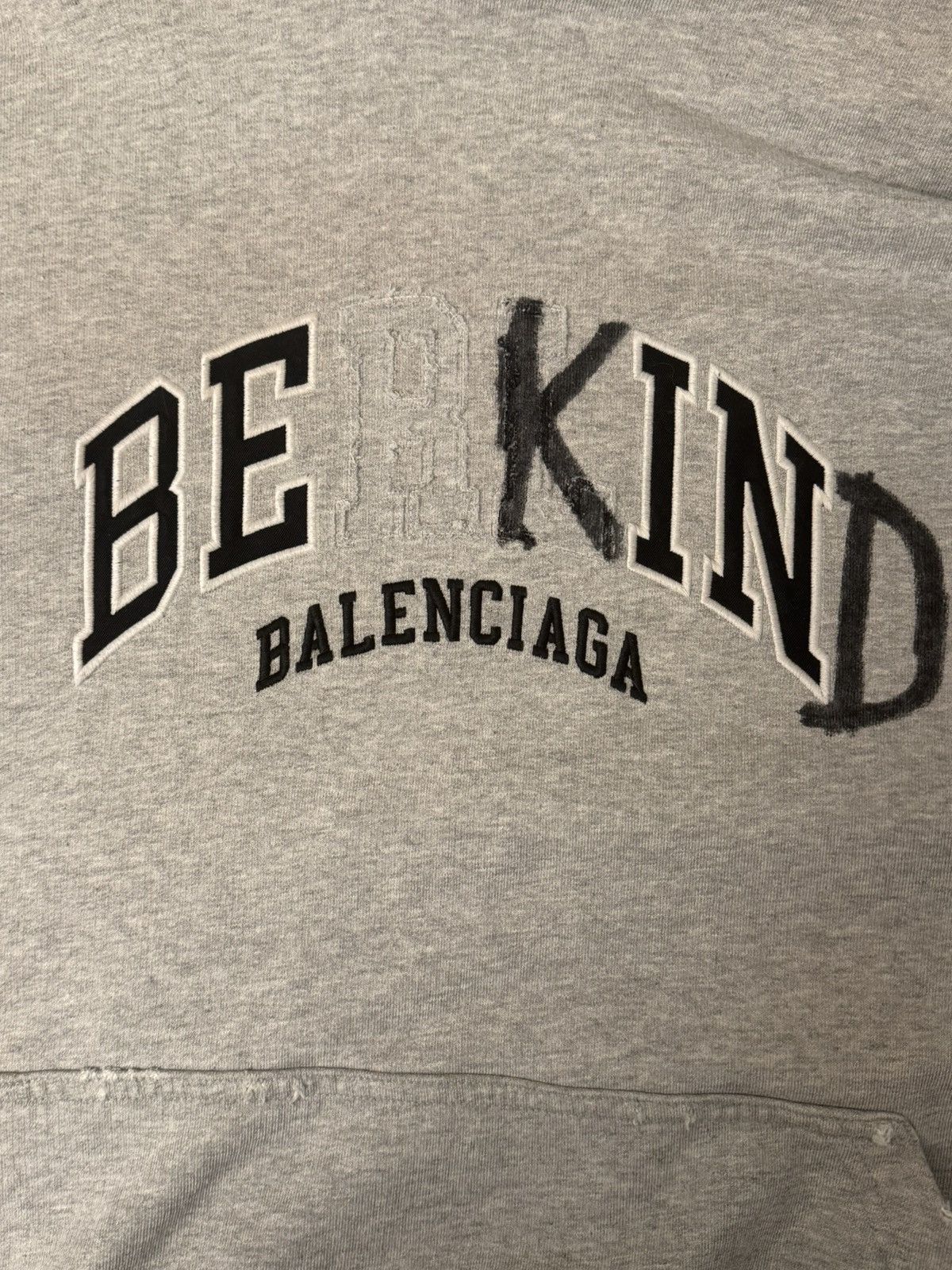 Balenciaga Balenciaga Be Kind Hoodie Size US M / EU 48-50 / 2 - 3 Thumbnail