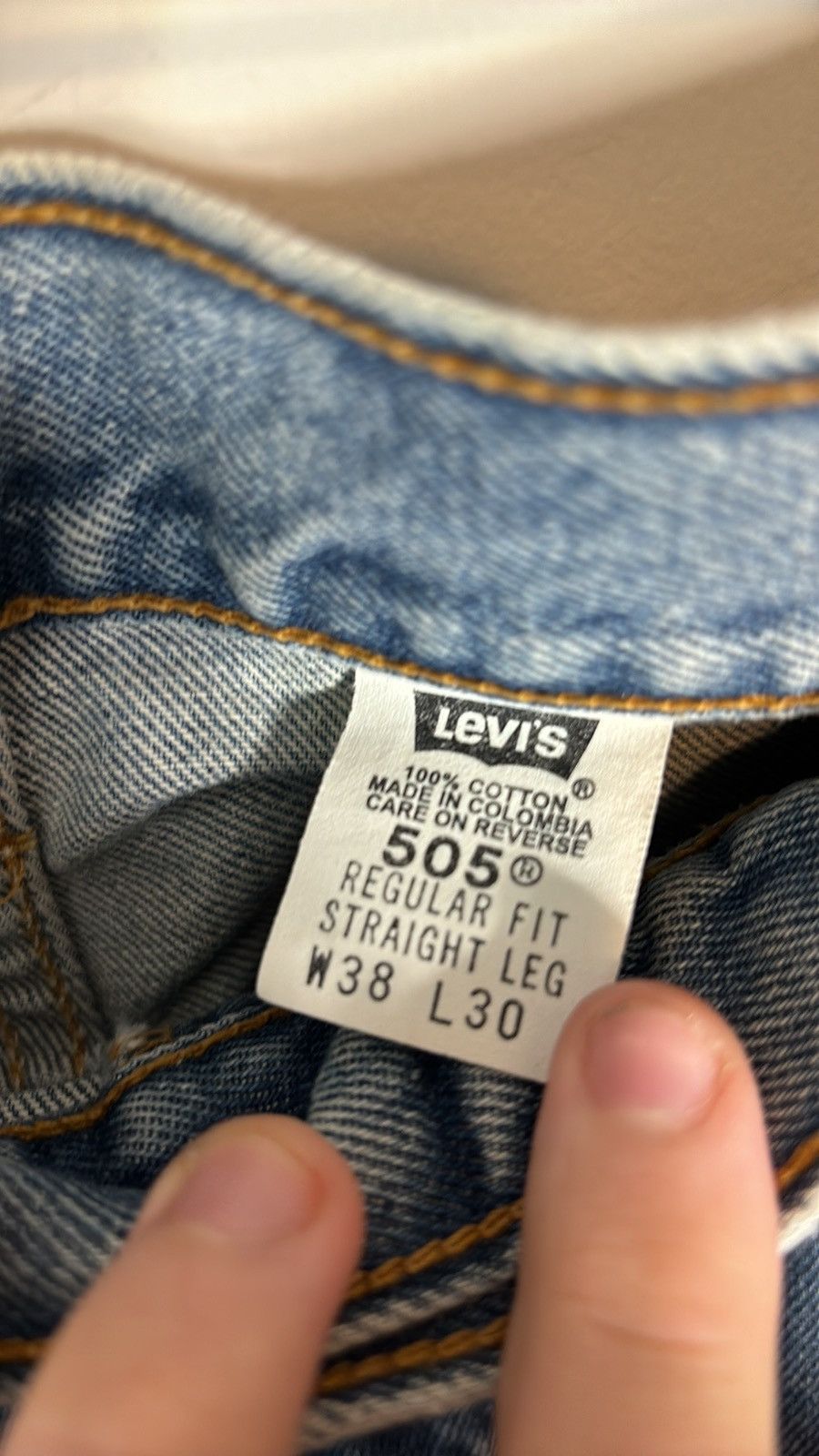 Levi's × Vintage Vintage Levi’s 505 Jeans Size US 38 / EU 54 - 3 Thumbnail