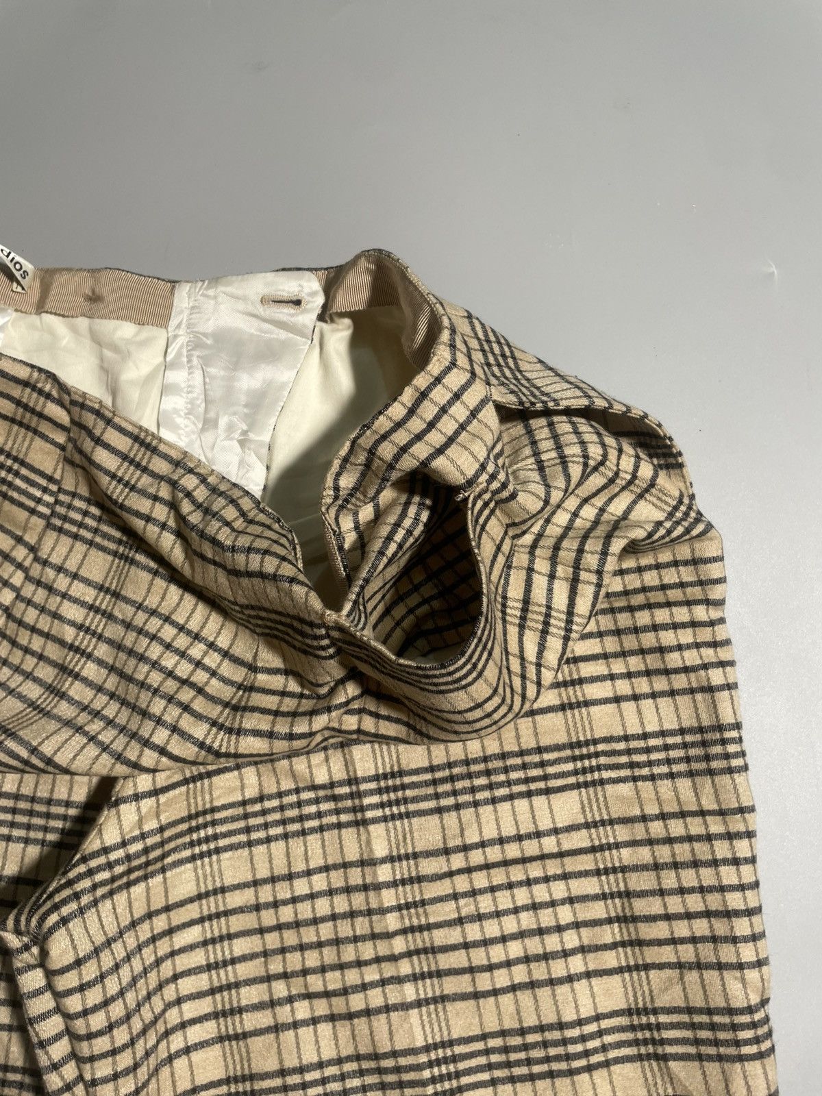 Acne Studios Acne Studios Plaid Wool Trousers Size 25" / US 0 / IT 36 - 5 Thumbnail