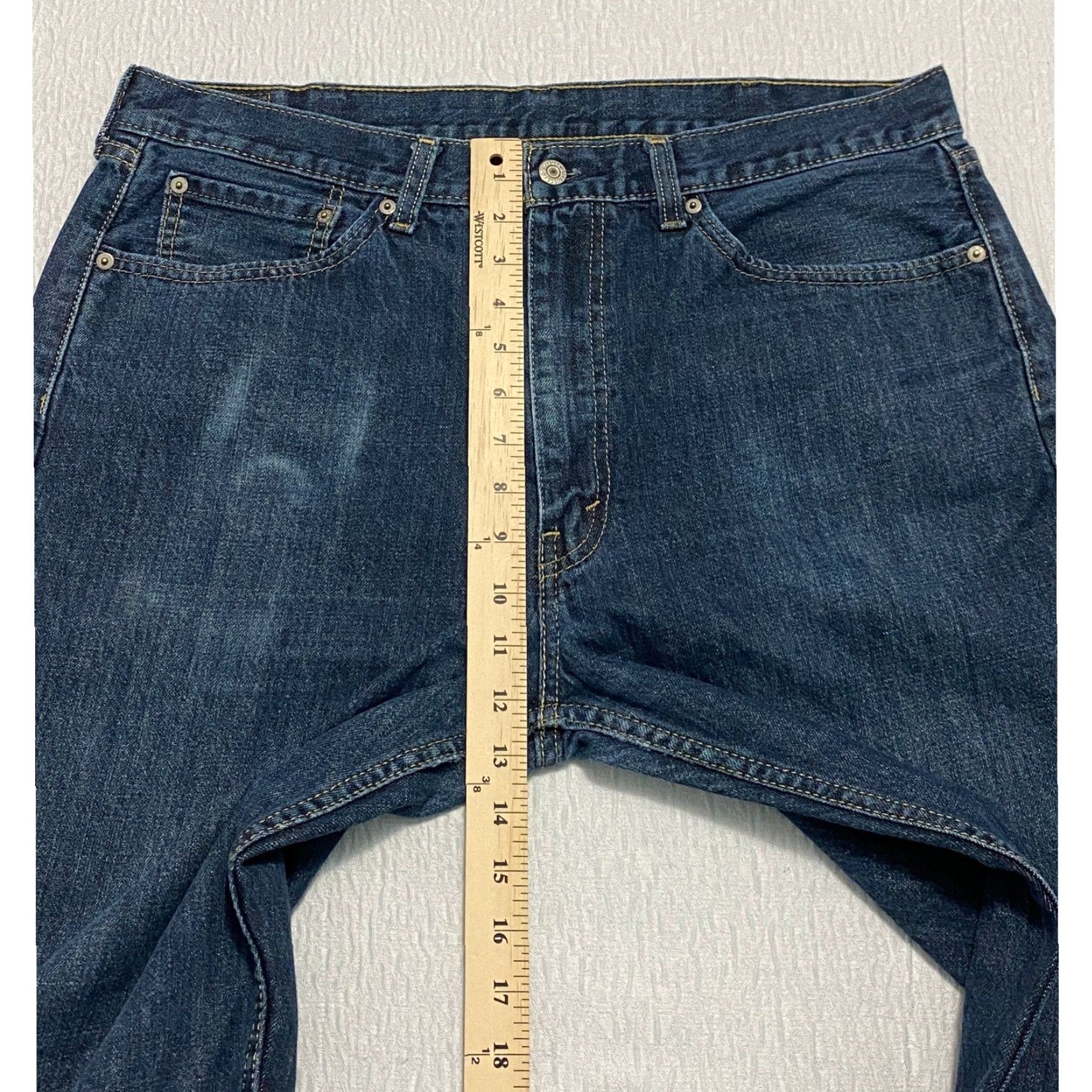 Levi's Levi's 505 Mens Jeans Regular Fit Straight Denim Blue W38 L34 Pants Jeans Size US 38 / EU 54 - 7 Thumbnail