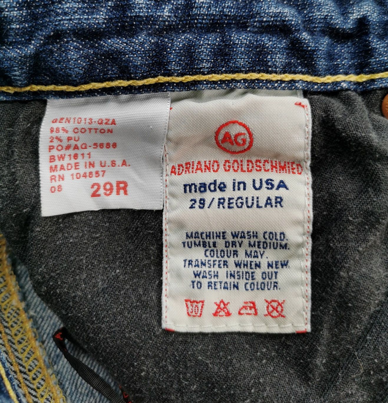 AG Adriano Goldschmied Adriano Goldschmied Flared Denim Jeans Size US 31 - 12 Thumbnail