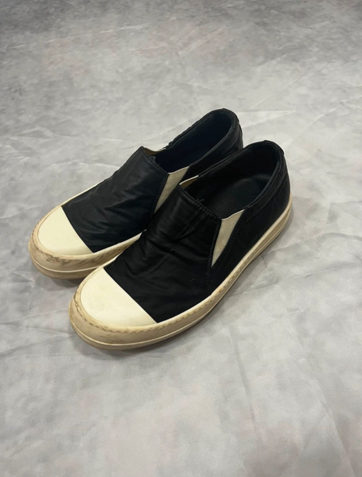 Rick Owens Drkshdw Rick Owens Drkshdw Slip-On Boat Sneakers Size US 9 / IT 39 - 2 Thumbnail