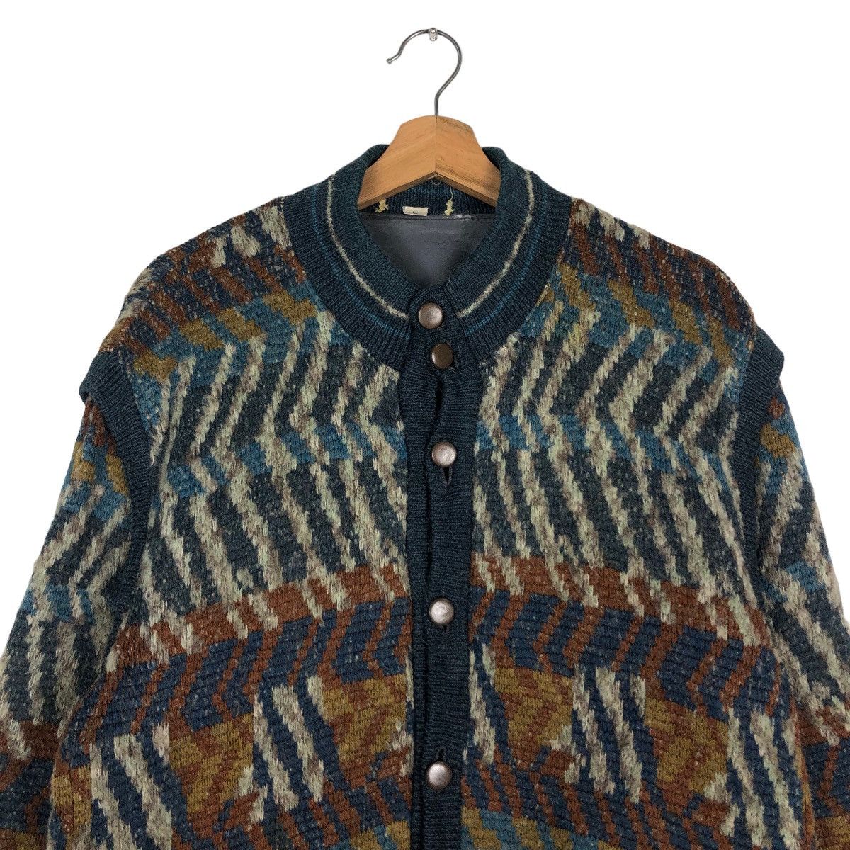 Japanese Brand 🔥Vintage Bomber Cardigan Jacket Japan Coogi Design Size US L / EU 52-54 / 3 - 3 Thumbnail