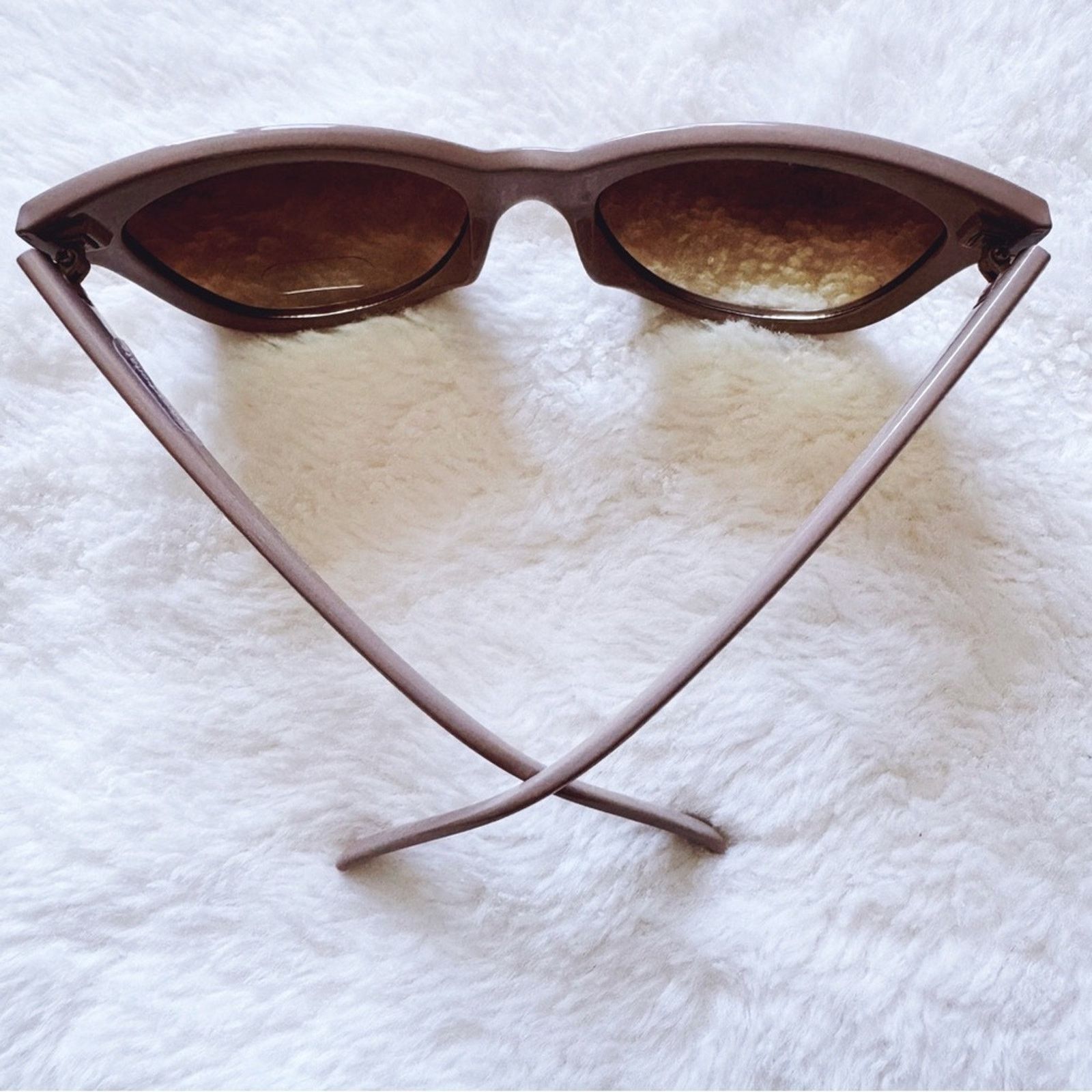 Other Mina Light Tan Chic Sunglasses Size ONE SIZE - 12 Thumbnail