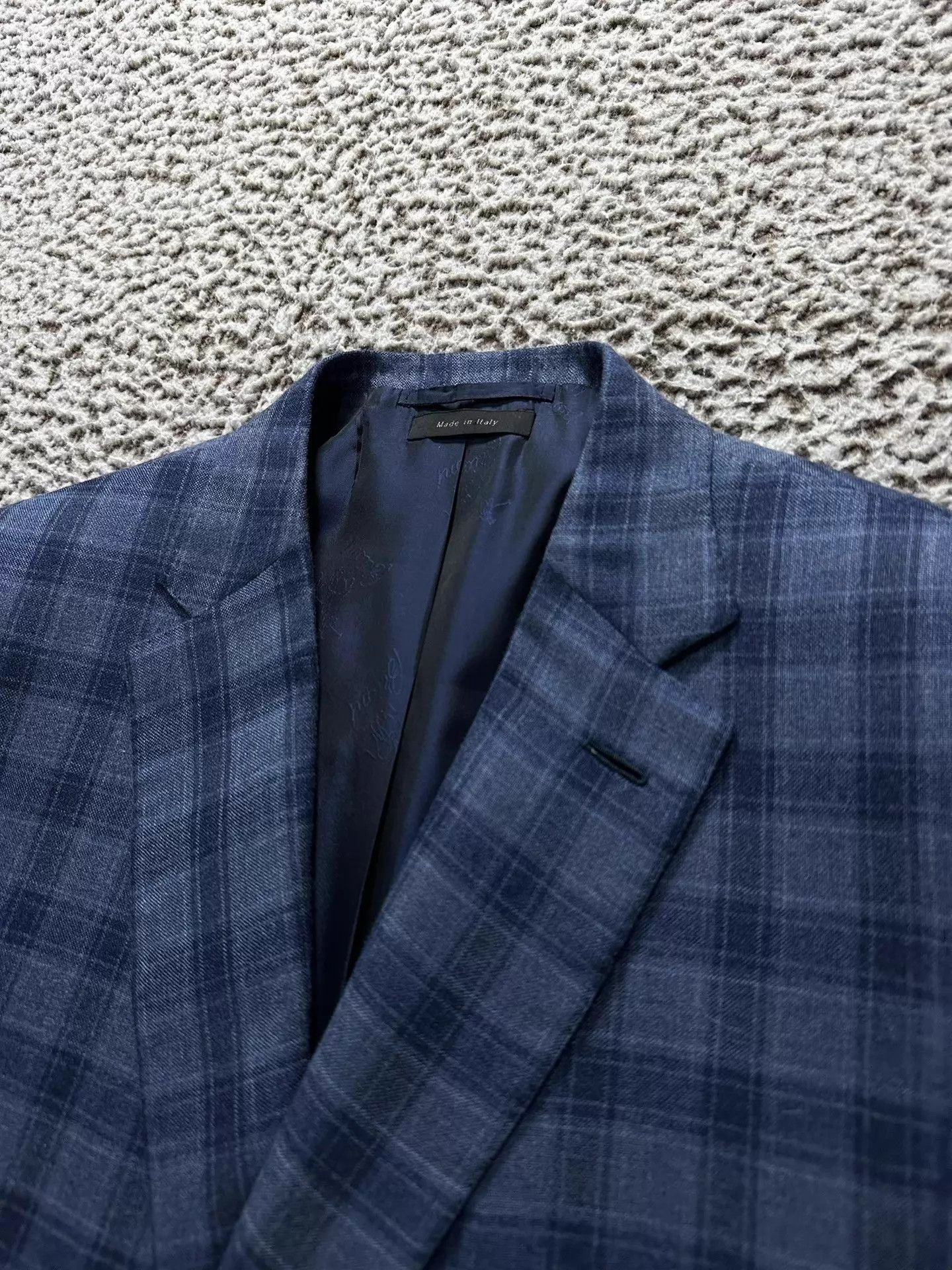 Brioni Brioni cashmere blue check casual blazer new 56 Size US XL / EU 56 / 4 - 6 Thumbnail