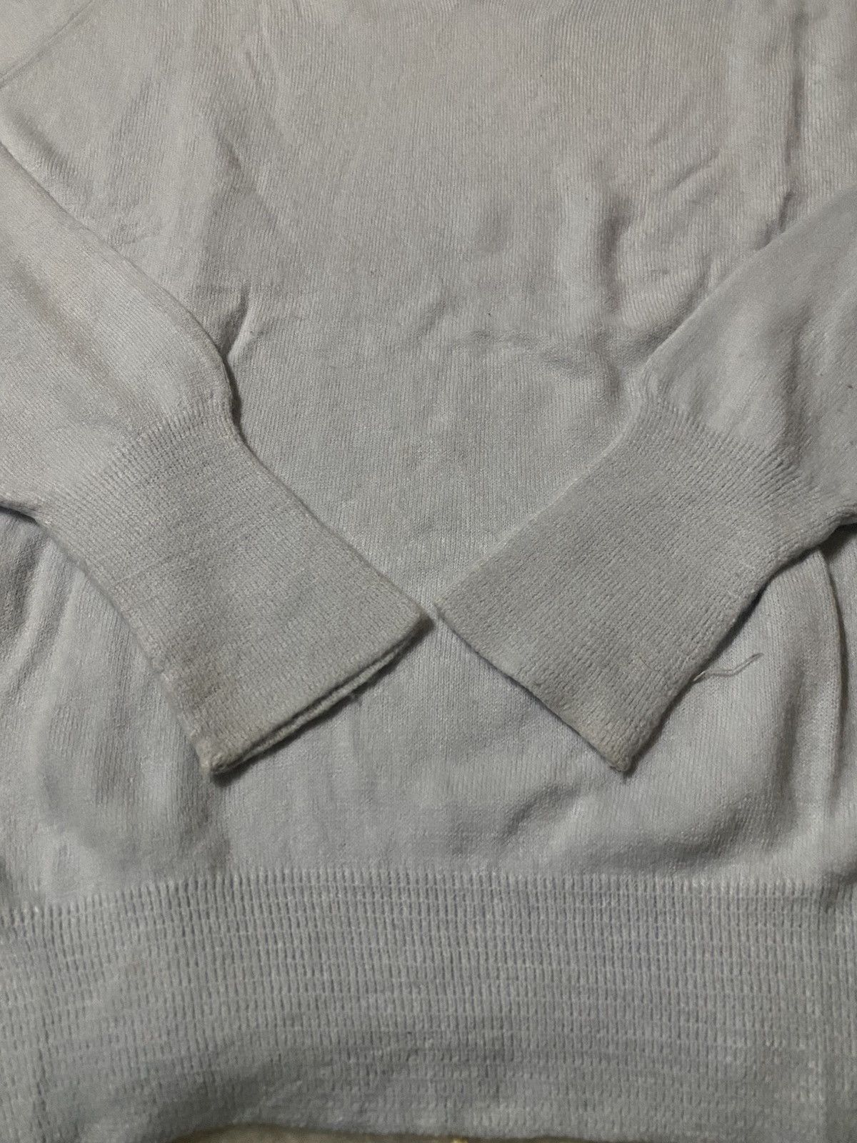 Christian Dior Monsieur Vintage 90s Christian Dior Baby Blue V-Neck Jumper Pullover Size US L / EU 52-54 / 3 - 2 Thumbnail