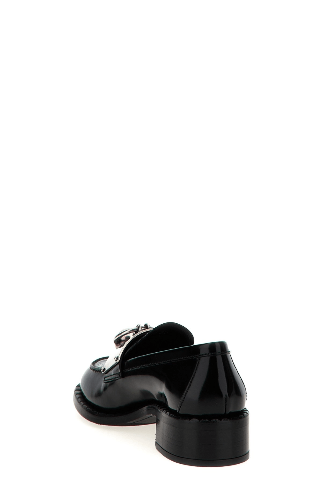 Prada PRADA Piercing Black Leather Loafers New & Authentic Size US 9 / IT 39 - 3 Thumbnail