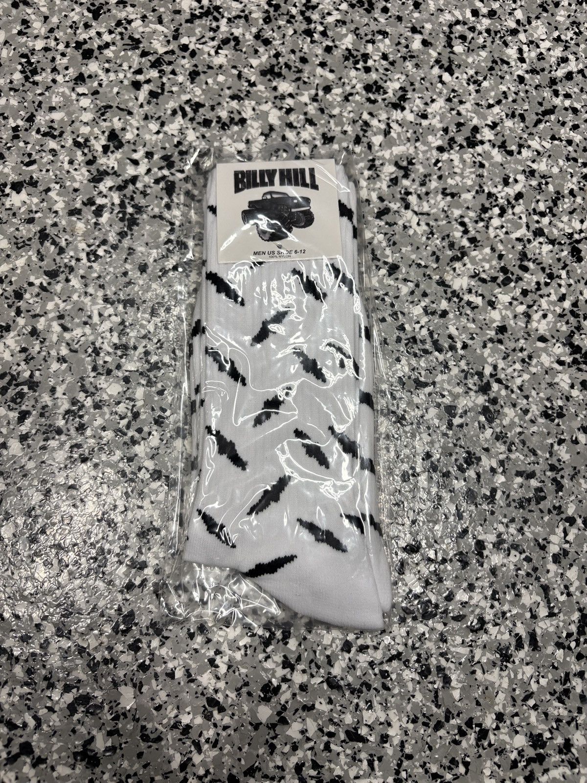 Billy Hill 2024 Billy Hill White/Black Diamond Plated 5 Socks Bundle Size ONE SIZE - 2 Thumbnail