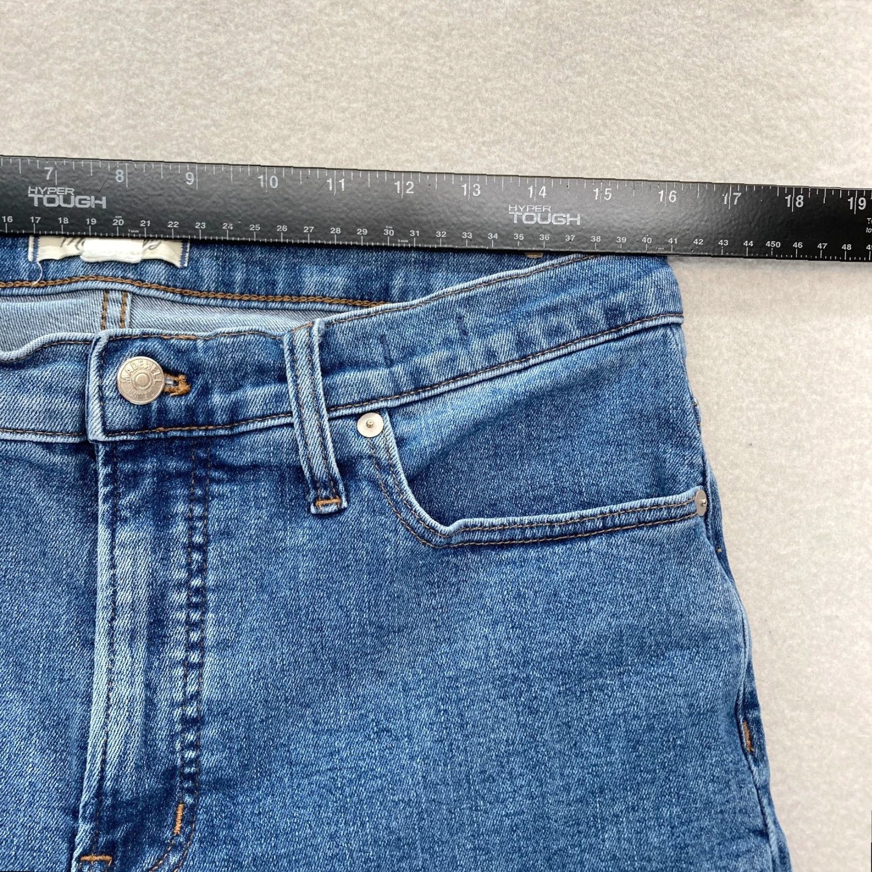 Madewell Madewell The Perfect Vintage Jean Women's 30 Blue Stretch Denim Slim Tapered Jeans Model: Madewell The Perfect Vintage Jean Size 24" / US 00 / IT 34 - 7 Thumbnail