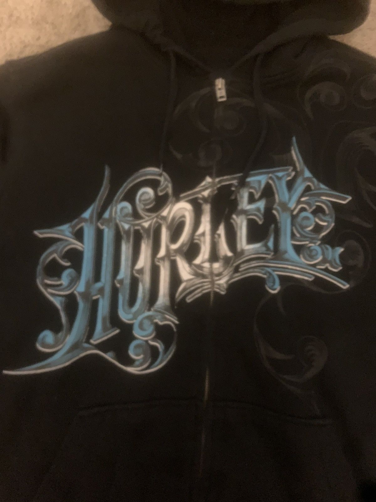 Hurley Hurley vintage affliction hoodie Size US L / EU 52-54 / 3 - 3 Thumbnail
