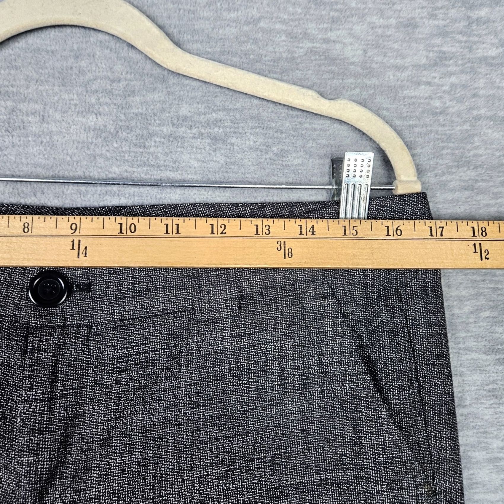 Vintage ECRU Women's Mid-Rise Costello Trouser black/white Size 6 Size 28" / US 6 / IT 42 - 6 Thumbnail