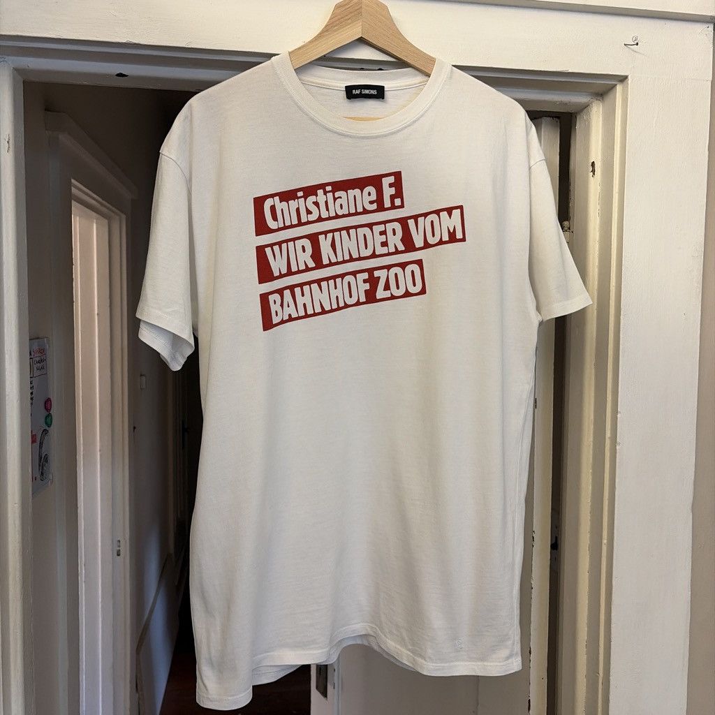 Raf Simons Raf Simons Christiane f FW 18/19 Wet Hair T-shirt 2018