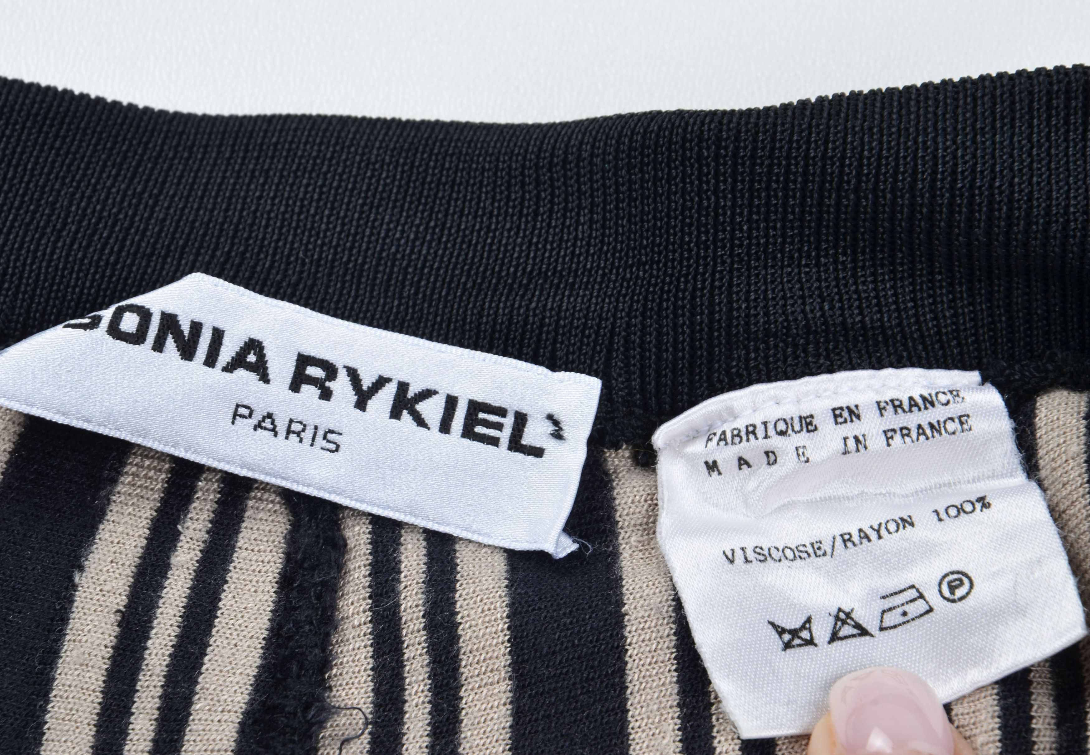 Sonia Rykiel Vntg Sonia Rykiel Paris 90's Striped Velvet Textured Pants Size 29" - 5 Thumbnail