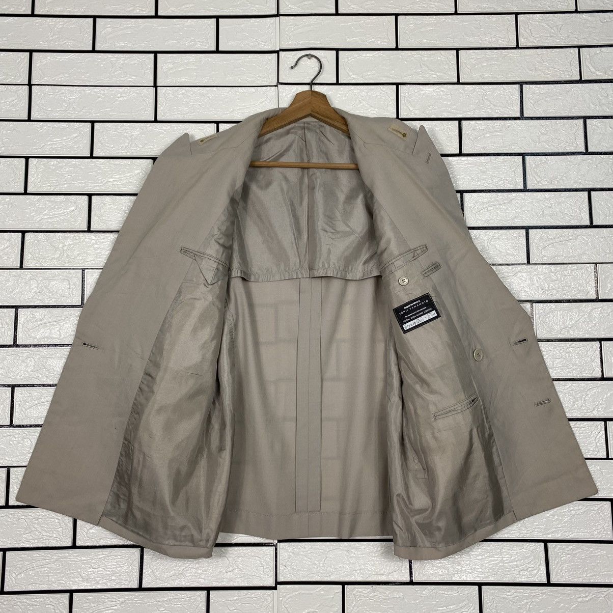 Yohji Yamamoto 📌Vintage Coats Jacket Yohji Yamamoto Central Japan Railway Size US M / EU 48-50 / 2 - 14 Thumbnail