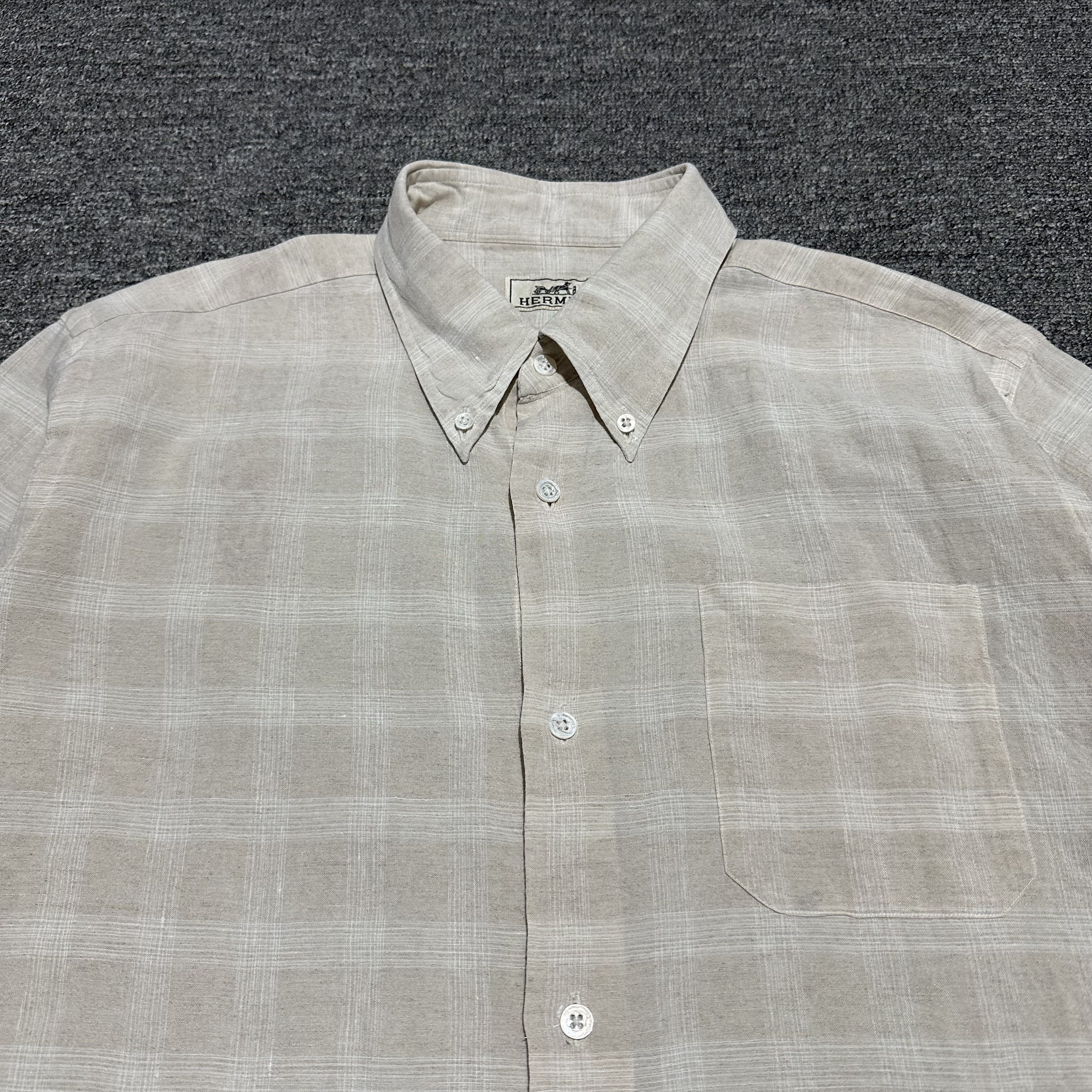 Hermes Vintage Hermes Button Ups Shirts Size US XS / EU 42 / 0 - 2 Thumbnail