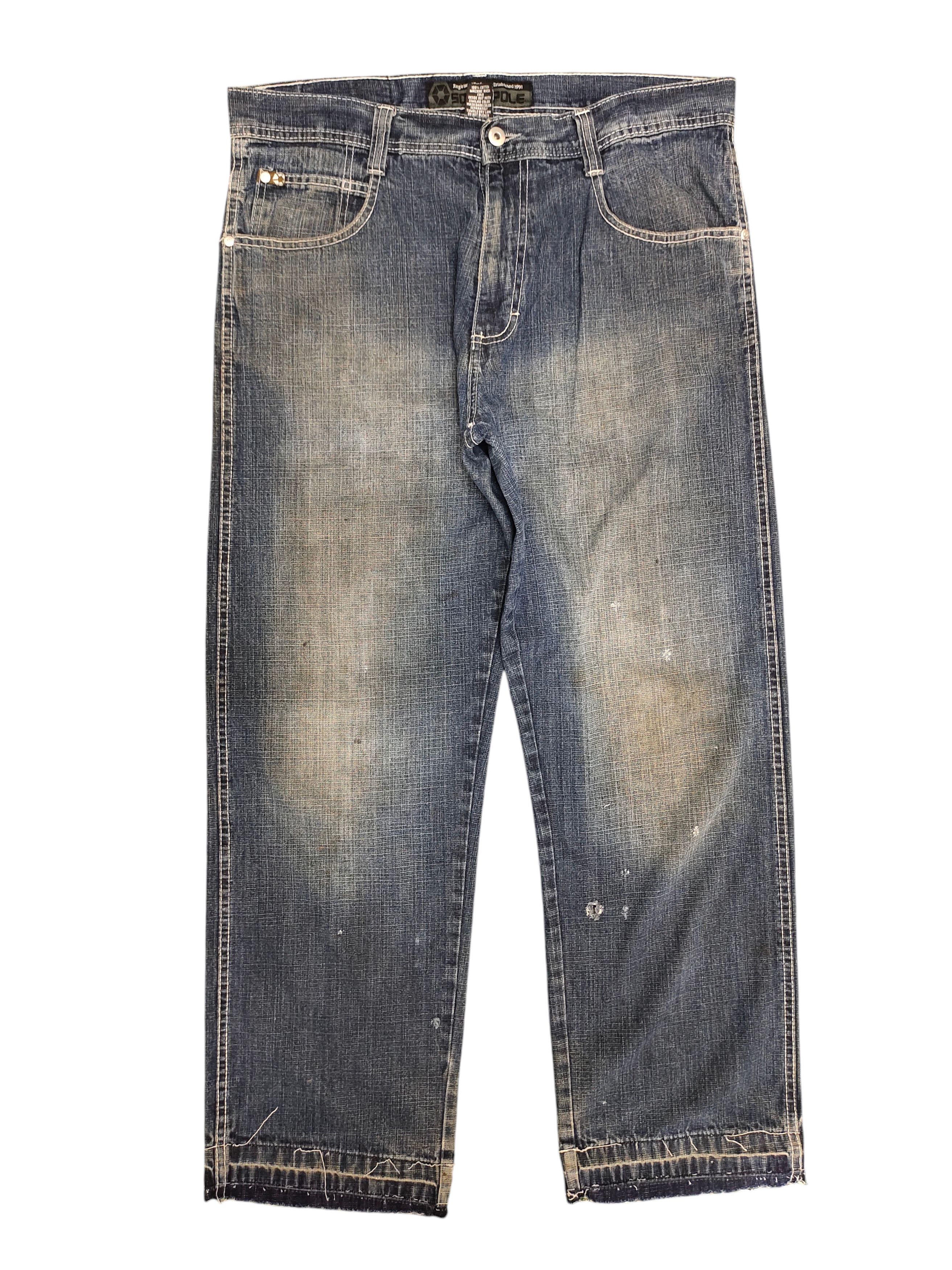 Southpole Baggy Jeans Southpole Clawmark Distress Denim Wide Leg Size US 36 / EU 52 - 1 Thumbnail