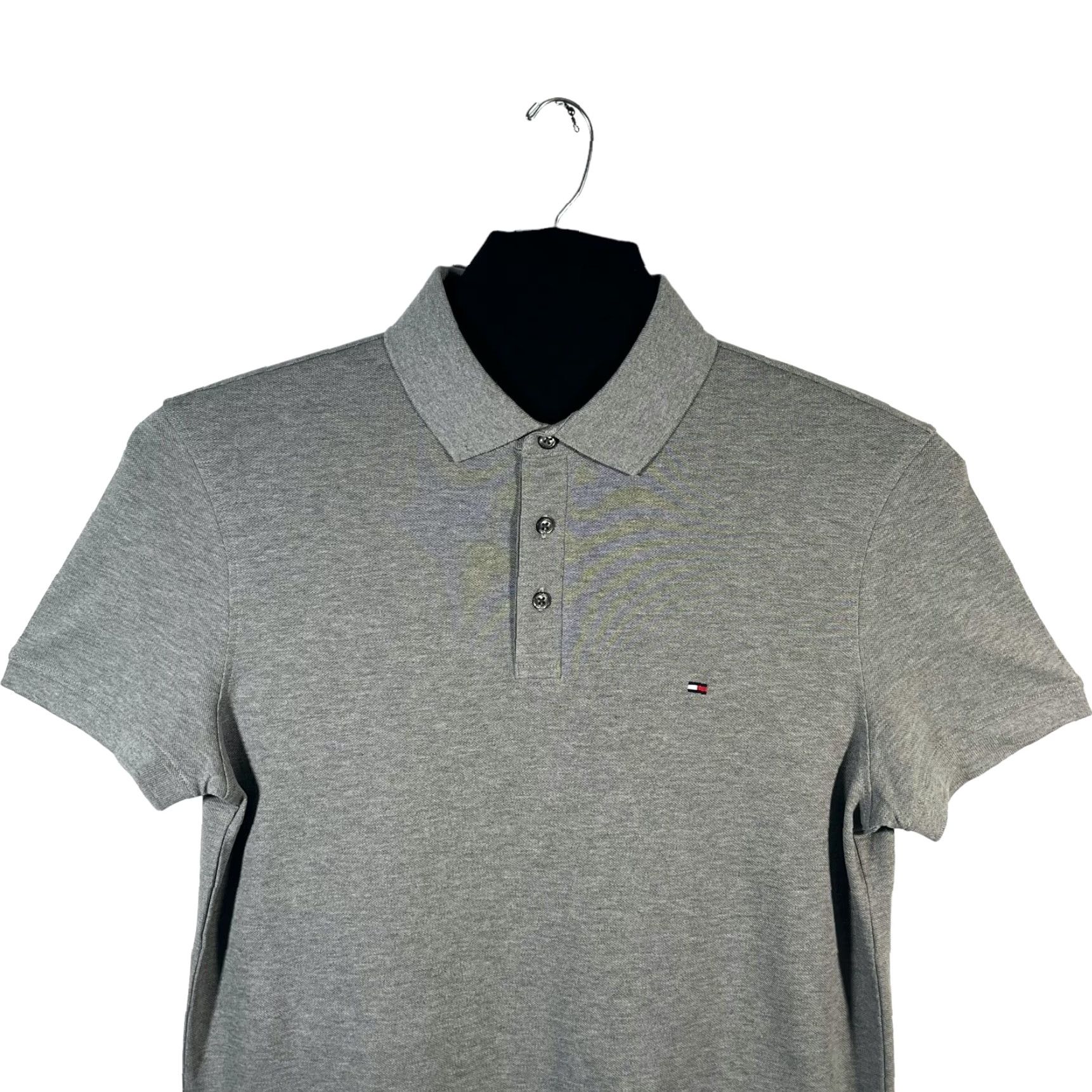 Tommy Hilfiger Tommy Hilfiger Polo Shirt Heather Gray Regular Fit Stretch Fabric Men M Shirt Size US M / EU 48-50 / 2 - 8 Thumbnail
