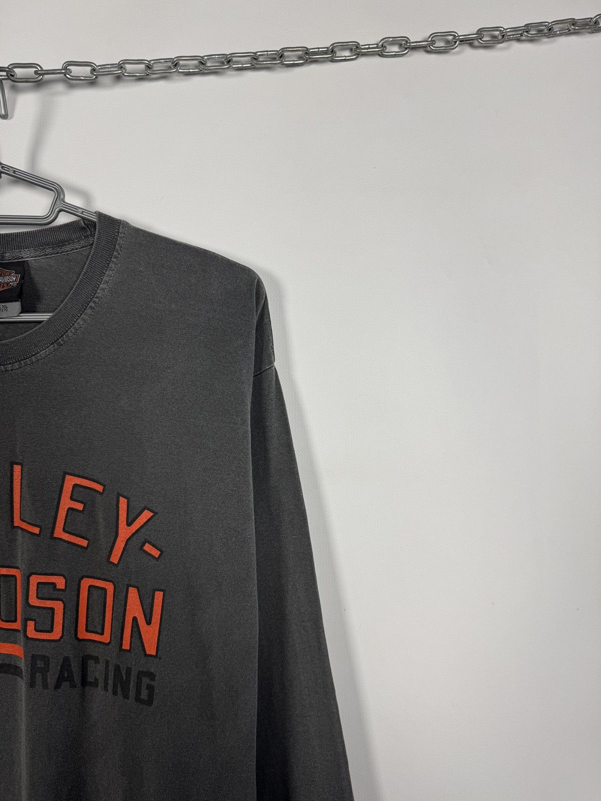 Harley Davidson Vintage Harley Davidson Racing Long Sleeve T-Shirt Moto XL Size US XL / EU 56 / 4 - 2 Thumbnail