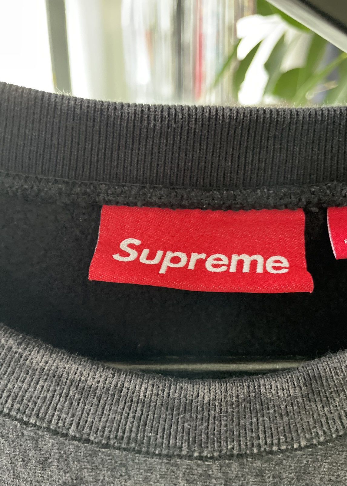 Supreme Supreme Washed Box Logo Crewneck Size US S / EU 44-46 / 1 - 3 Thumbnail