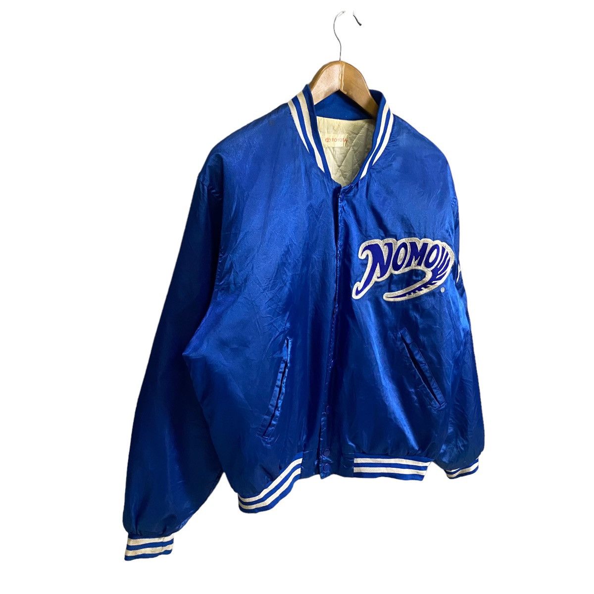 MLB × Vintage Vintage 90s MLB Toyota Hideo Nomo Satin Jacket Size US L / EU 52-54 / 3 - 2 Thumbnail